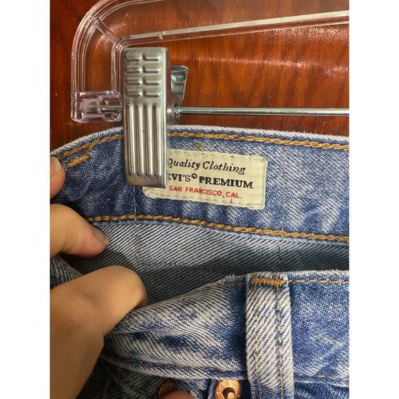 Buttonfly Levi's 501 Highwaist Denim Jeans w25 L32 - Picture 3 of 10